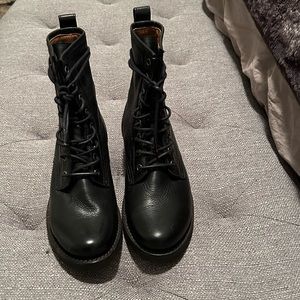 Women’s Frye black leather boots